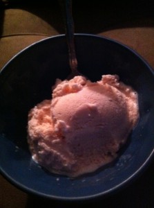 close up ice cream