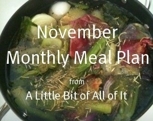 nov monthly meal plan
